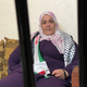 Freed Palestinian prisoner Nisreen Abu Kmail awaits permission to enter the Gaza Strip on October 18, 2021.